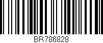 Código de barras (EAN, GTIN, SKU, ISBN): 'BR786828'