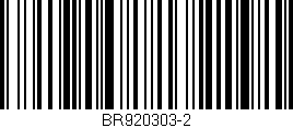 Código de barras (EAN, GTIN, SKU, ISBN): 'BR920303-2'