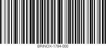 Código de barras (EAN, GTIN, SKU, ISBN): 'BRINOX-1794-000'