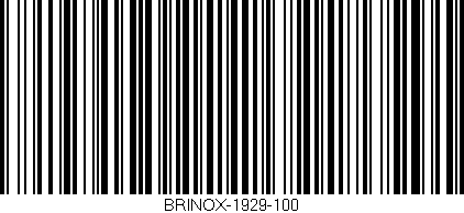 Código de barras (EAN, GTIN, SKU, ISBN): 'BRINOX-1929-100'