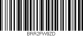 Código de barras (EAN, GTIN, SKU, ISBN): 'BRR2FW9ZD'