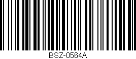 Código de barras (EAN, GTIN, SKU, ISBN): 'BSZ-0564A'