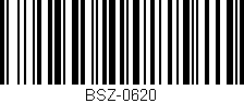 Código de barras (EAN, GTIN, SKU, ISBN): 'BSZ-0620'