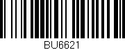 Código de barras (EAN, GTIN, SKU, ISBN): 'BU6621'