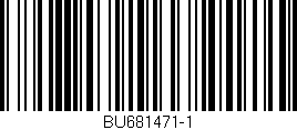 Código de barras (EAN, GTIN, SKU, ISBN): 'BU681471-1'