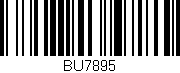 Código de barras (EAN, GTIN, SKU, ISBN): 'BU7895'