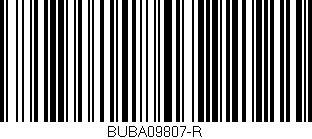 Código de barras (EAN, GTIN, SKU, ISBN): 'BUBA09807-R'