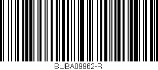 Código de barras (EAN, GTIN, SKU, ISBN): 'BUBA09962-R'