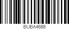 Código de barras (EAN, GTIN, SKU, ISBN): 'BUBA4688'