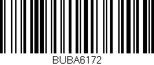 Código de barras (EAN, GTIN, SKU, ISBN): 'BUBA6172'