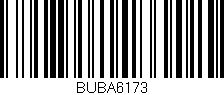 Código de barras (EAN, GTIN, SKU, ISBN): 'BUBA6173'