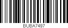 Código de barras (EAN, GTIN, SKU, ISBN): 'BUBA7497'