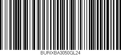 Código de barras (EAN, GTIN, SKU, ISBN): 'BURIXBA3050GL24'