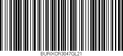 Código de barras (EAN, GTIN, SKU, ISBN): 'BURIXCR3047GL21'