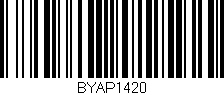 Código de barras (EAN, GTIN, SKU, ISBN): 'BYAP1420'