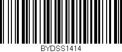 Código de barras (EAN, GTIN, SKU, ISBN): 'BYDSS1414'