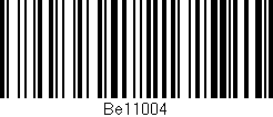 Código de barras (EAN, GTIN, SKU, ISBN): 'Be11004'