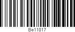 Código de barras (EAN, GTIN, SKU, ISBN): 'Be11017'