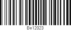 Código de barras (EAN, GTIN, SKU, ISBN): 'Be12023'