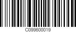 Código de barras (EAN, GTIN, SKU, ISBN): 'C099600019'