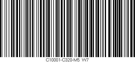 Código de barras (EAN, GTIN, SKU, ISBN): 'C10001-C320-M5/W7'