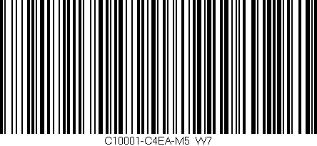 Código de barras (EAN, GTIN, SKU, ISBN): 'C10001-C4EA-M5/W7'