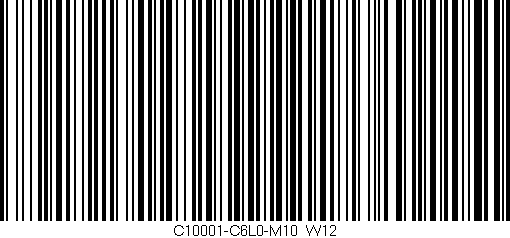 Código de barras (EAN, GTIN, SKU, ISBN): 'C10001-C6L0-M10/W12'