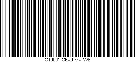 Código de barras (EAN, GTIN, SKU, ISBN): 'C10001-C6X0-M4/W6'