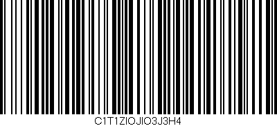 Código de barras (EAN, GTIN, SKU, ISBN): 'C1T1ZIOJIO3J3H4'