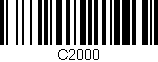 Código de barras (EAN, GTIN, SKU, ISBN): 'C2000'