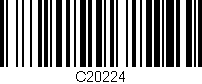 Código de barras (EAN, GTIN, SKU, ISBN): 'C20224'