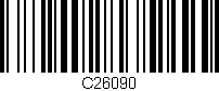 Código de barras (EAN, GTIN, SKU, ISBN): 'C26090'