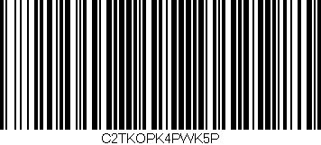 Código de barras (EAN, GTIN, SKU, ISBN): 'C2TKOPK4PWK5P'