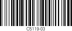 Código de barras (EAN, GTIN, SKU, ISBN): 'C5119-03'