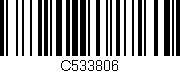 Código de barras (EAN, GTIN, SKU, ISBN): 'C533806'