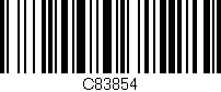 Código de barras (EAN, GTIN, SKU, ISBN): 'C83854'