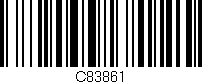 Código de barras (EAN, GTIN, SKU, ISBN): 'C83861'