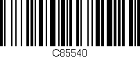 Código de barras (EAN, GTIN, SKU, ISBN): 'C85540'