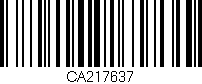 Código de barras (EAN, GTIN, SKU, ISBN): 'CA217637'