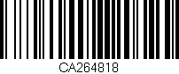 Código de barras (EAN, GTIN, SKU, ISBN): 'CA264818'