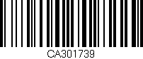 Código de barras (EAN, GTIN, SKU, ISBN): 'CA301739'