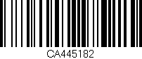 Código de barras (EAN, GTIN, SKU, ISBN): 'CA445182'