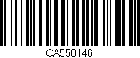 Código de barras (EAN, GTIN, SKU, ISBN): 'CA550146'