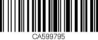 Código de barras (EAN, GTIN, SKU, ISBN): 'CA599795'