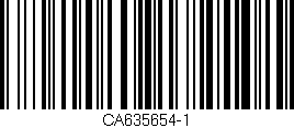 Código de barras (EAN, GTIN, SKU, ISBN): 'CA635654-1'