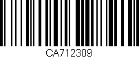 Código de barras (EAN, GTIN, SKU, ISBN): 'CA712309'
