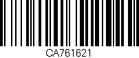 Código de barras (EAN, GTIN, SKU, ISBN): 'CA761621'