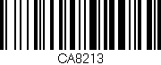 Código de barras (EAN, GTIN, SKU, ISBN): 'CA8213'