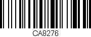 Código de barras (EAN, GTIN, SKU, ISBN): 'CA8276'