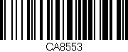 Código de barras (EAN, GTIN, SKU, ISBN): 'CA8553'